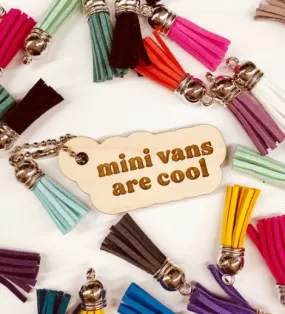 Minivans Are Cool Keychain