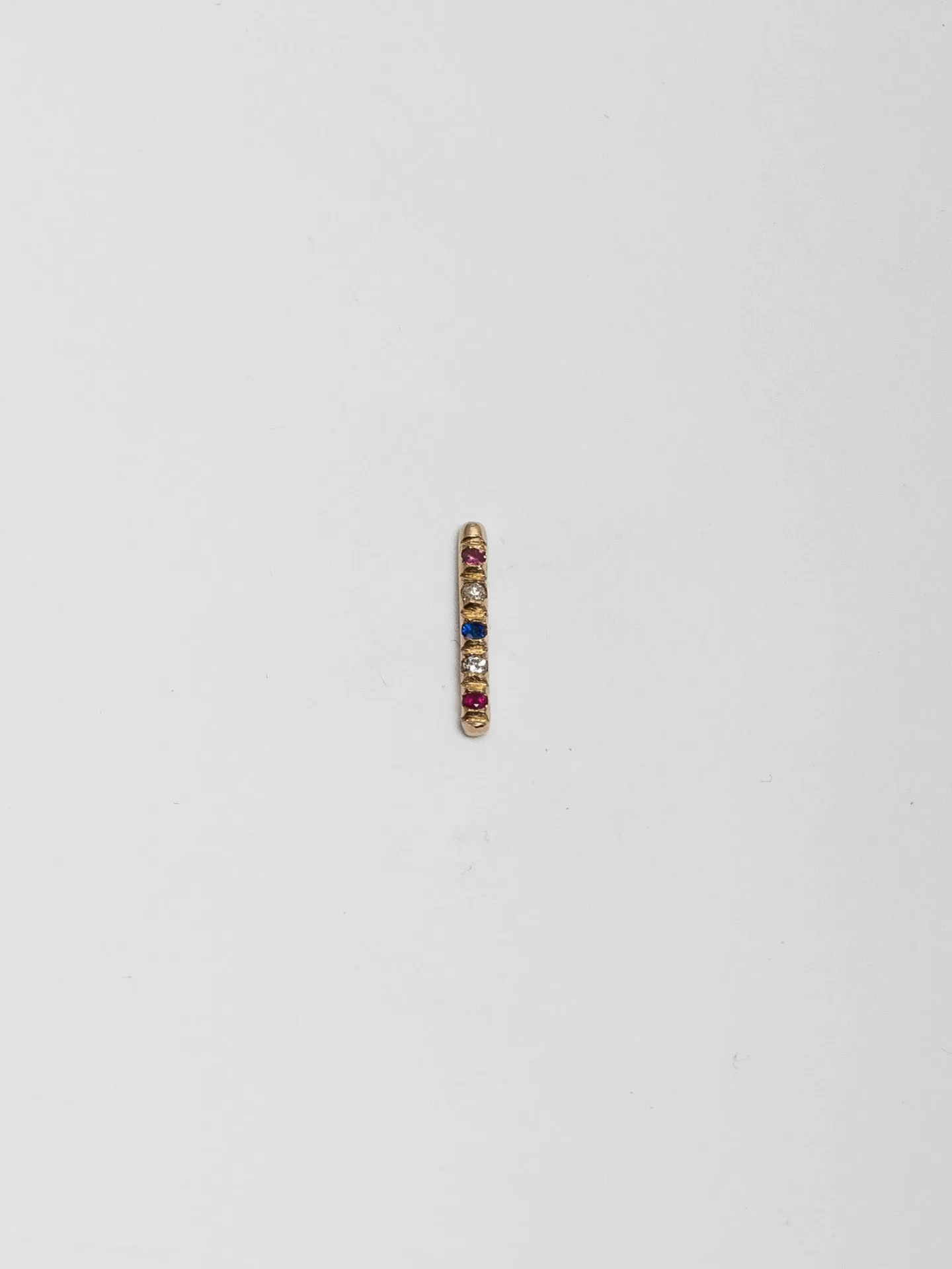 Mixed Gemstone Rod Stud