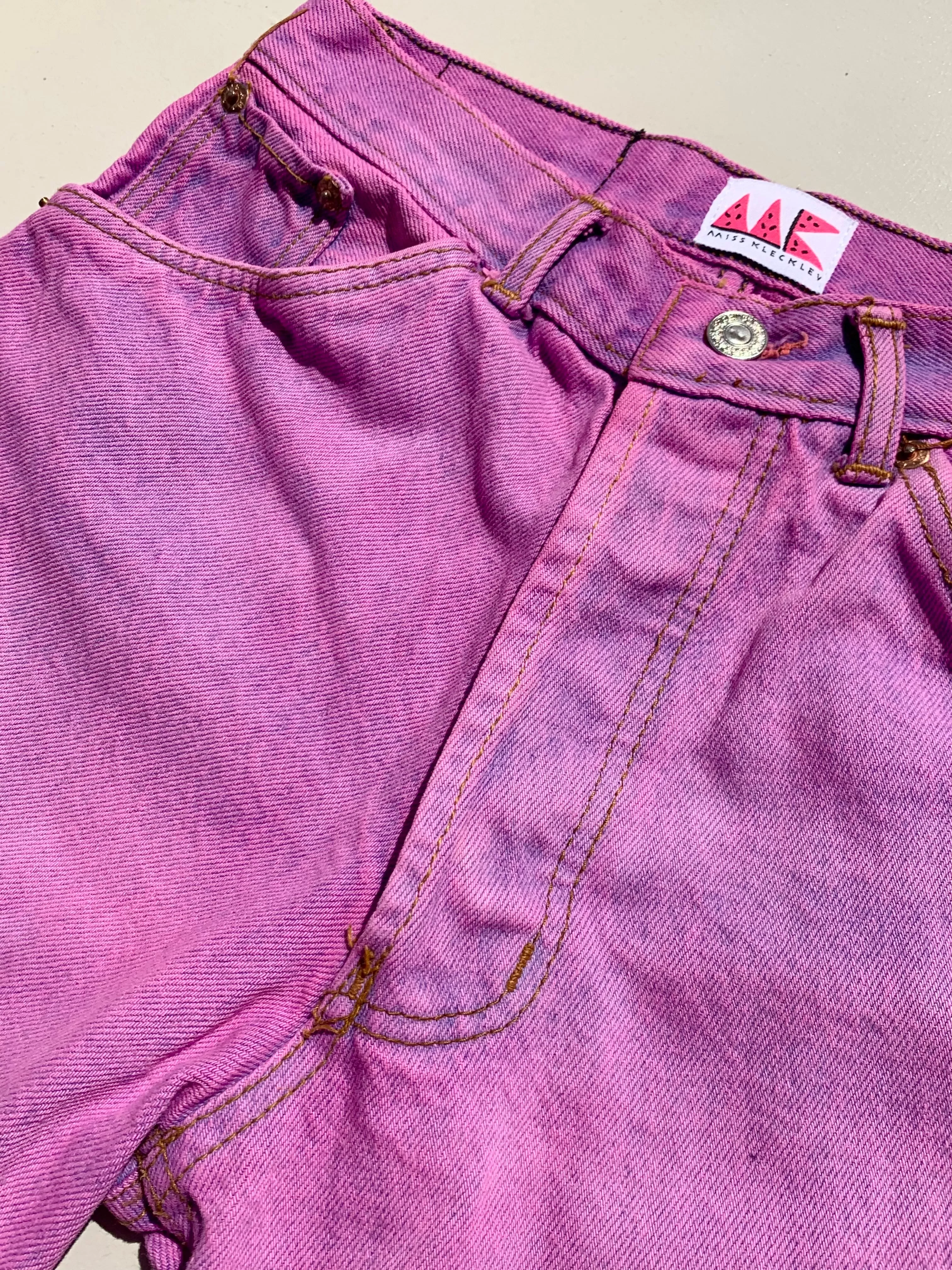 MK VINTAGE LILAC DENIM JEANS talla S/M