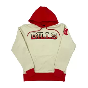 New Era Buffalo Bills Cream and Red Ombre Hoodie