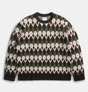 Norse Projects Rune Merino Fair Isle Jacquard Sweater