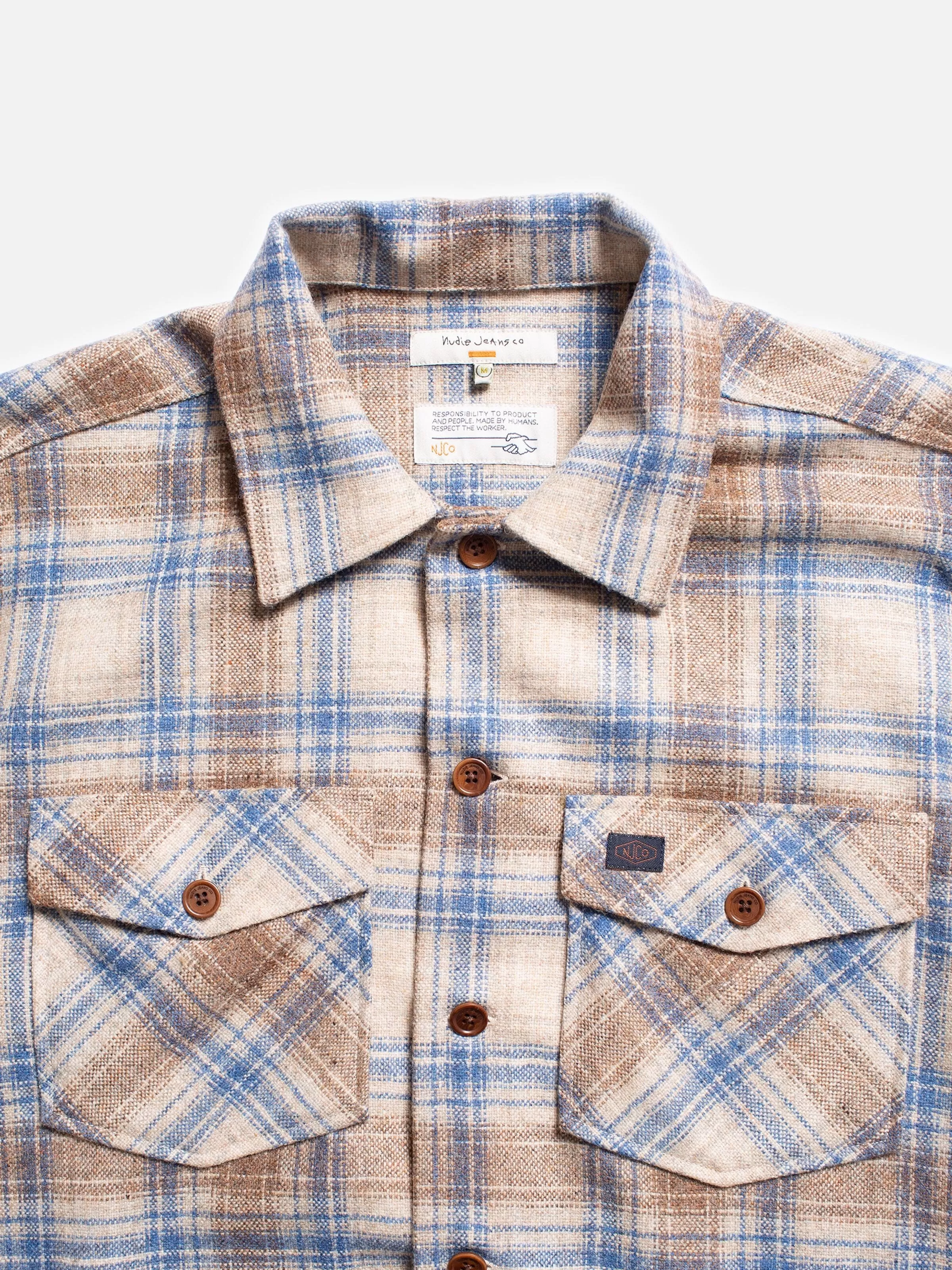 Nudie Jeans Co. - Vincent Board Shirt Beige