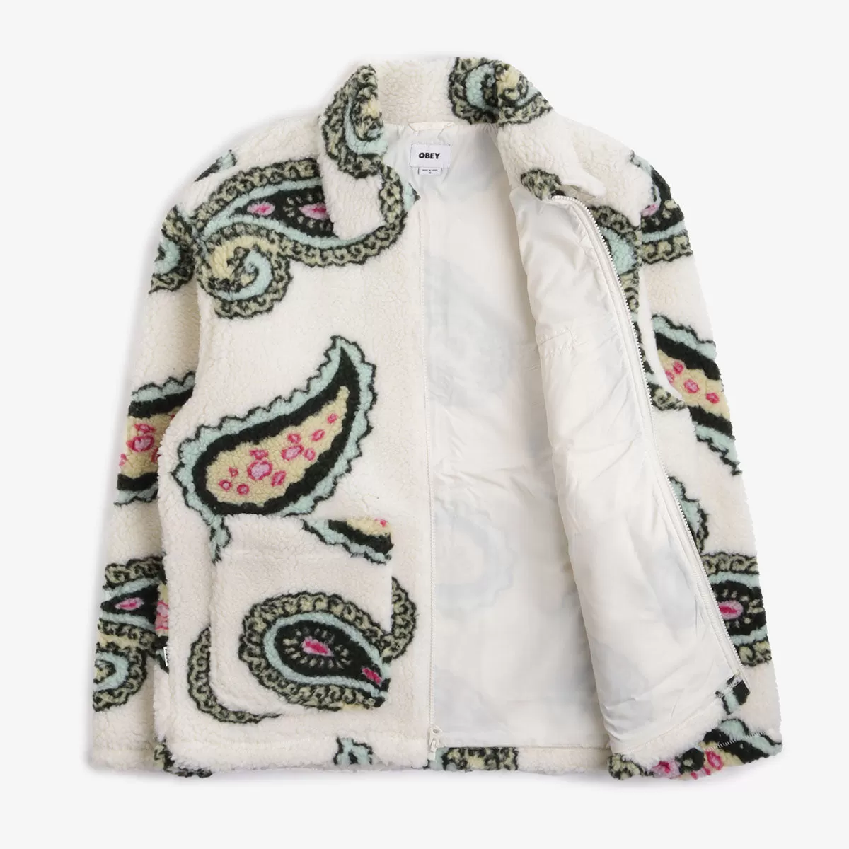 OBEY Paisley Sherpa Jacket