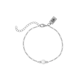 ODETTE PEARL BRACELET SILVER