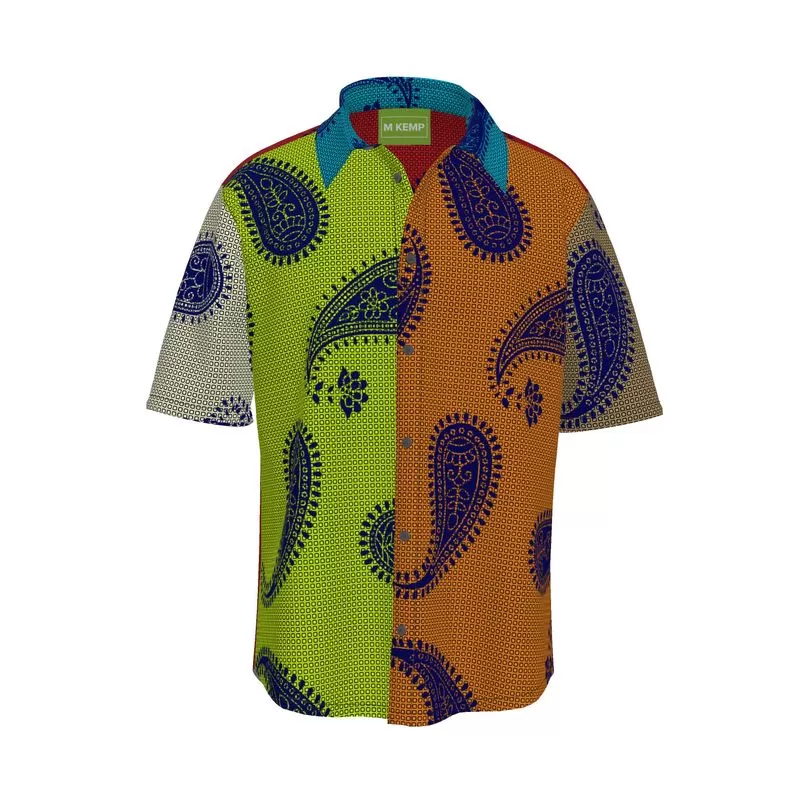 Paisley Passion Mens Short Sleeve Shirt