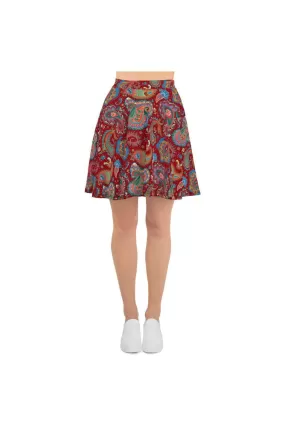 Paisley Playmate Skater Skirt