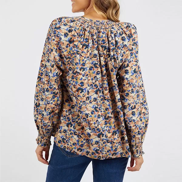 Panorama Blouse - Panorama Print