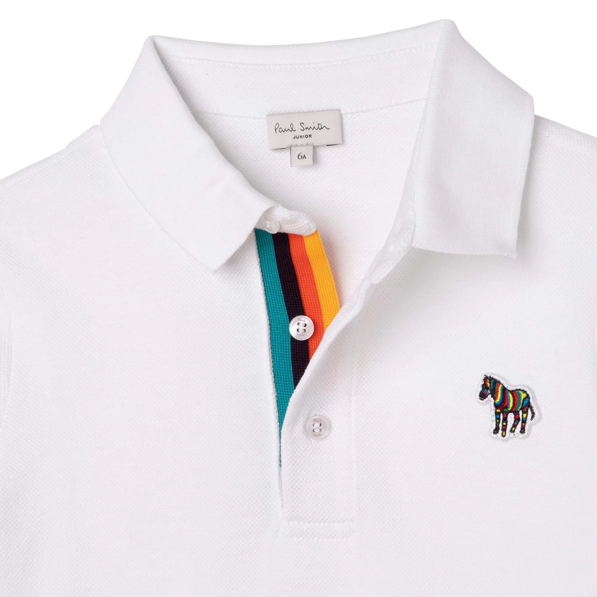 Paul Smith Jr Boys s/s Polo_White P25702