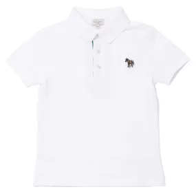 Paul Smith Jr Boys s/s Polo_White P25702