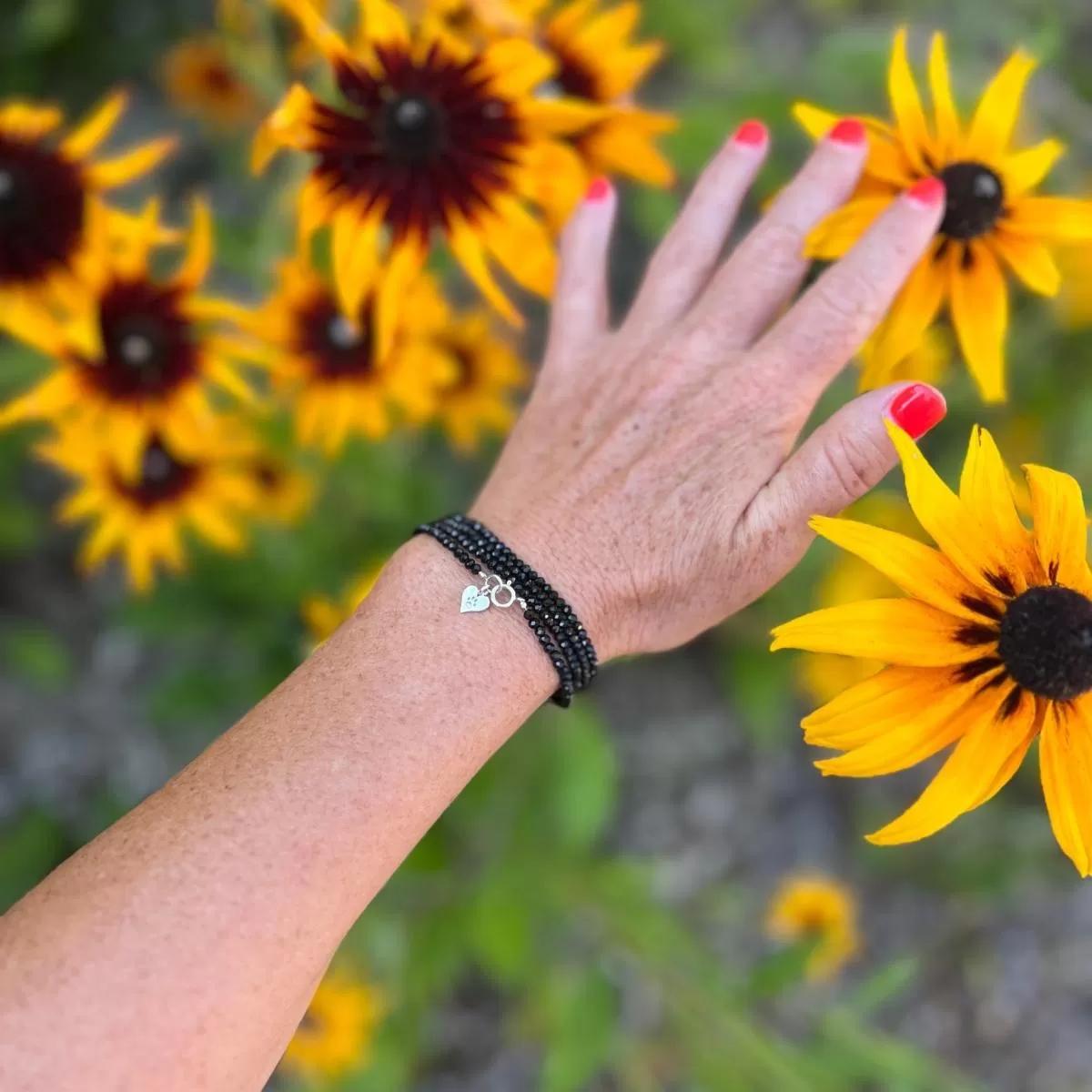 Paw Prints of Love Wrap Bracelet - Heart Shaped