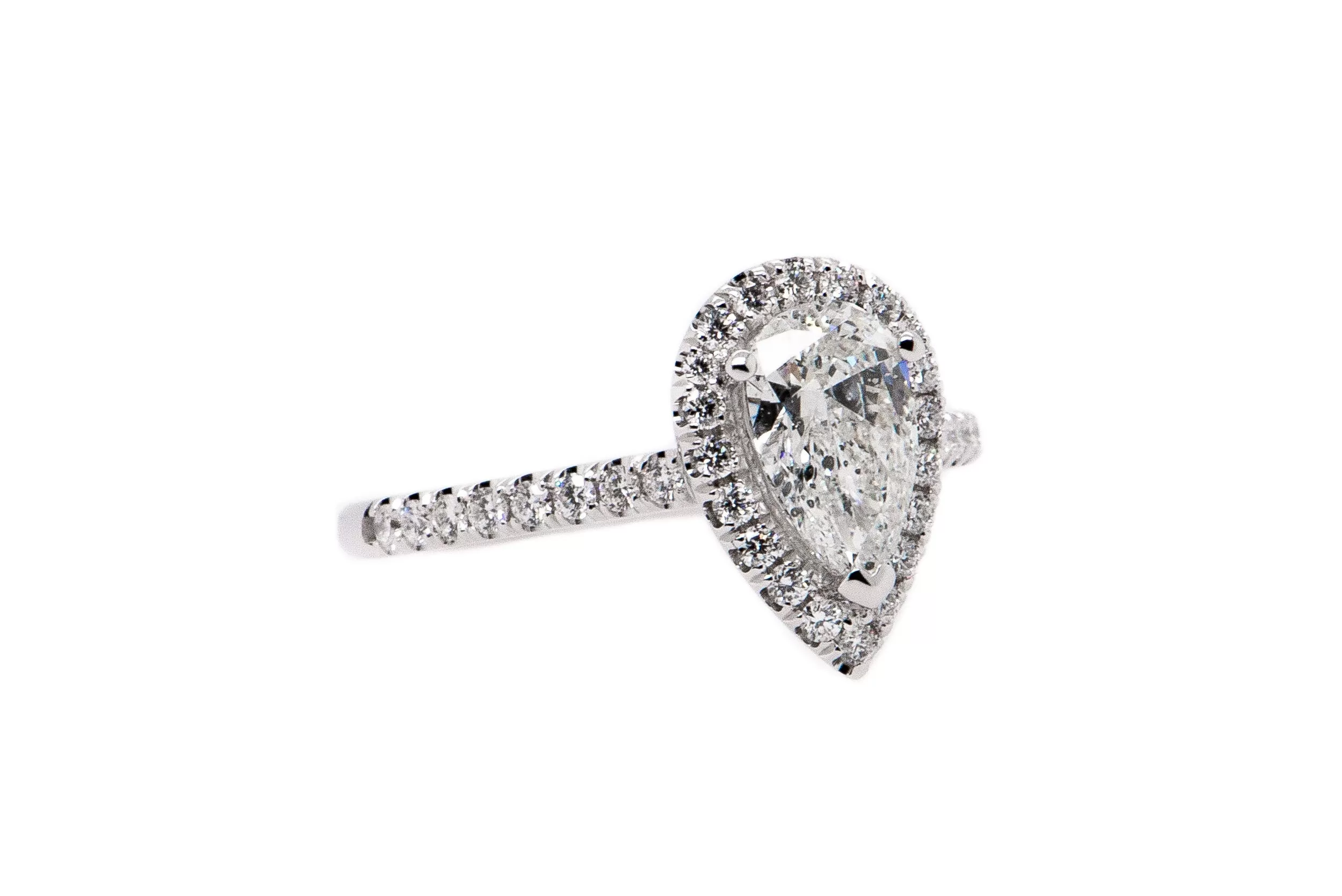 Pear Shape Diamond Ring