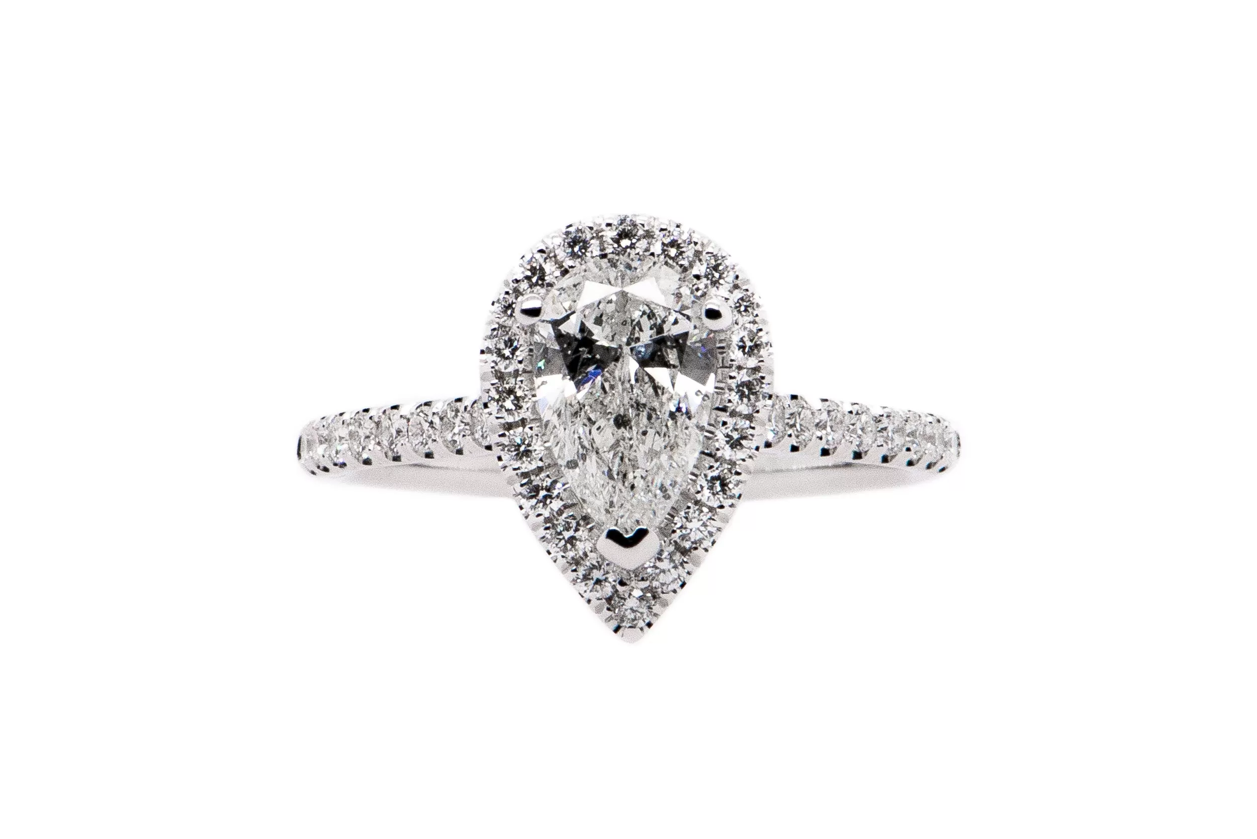 Pear Shape Diamond Ring