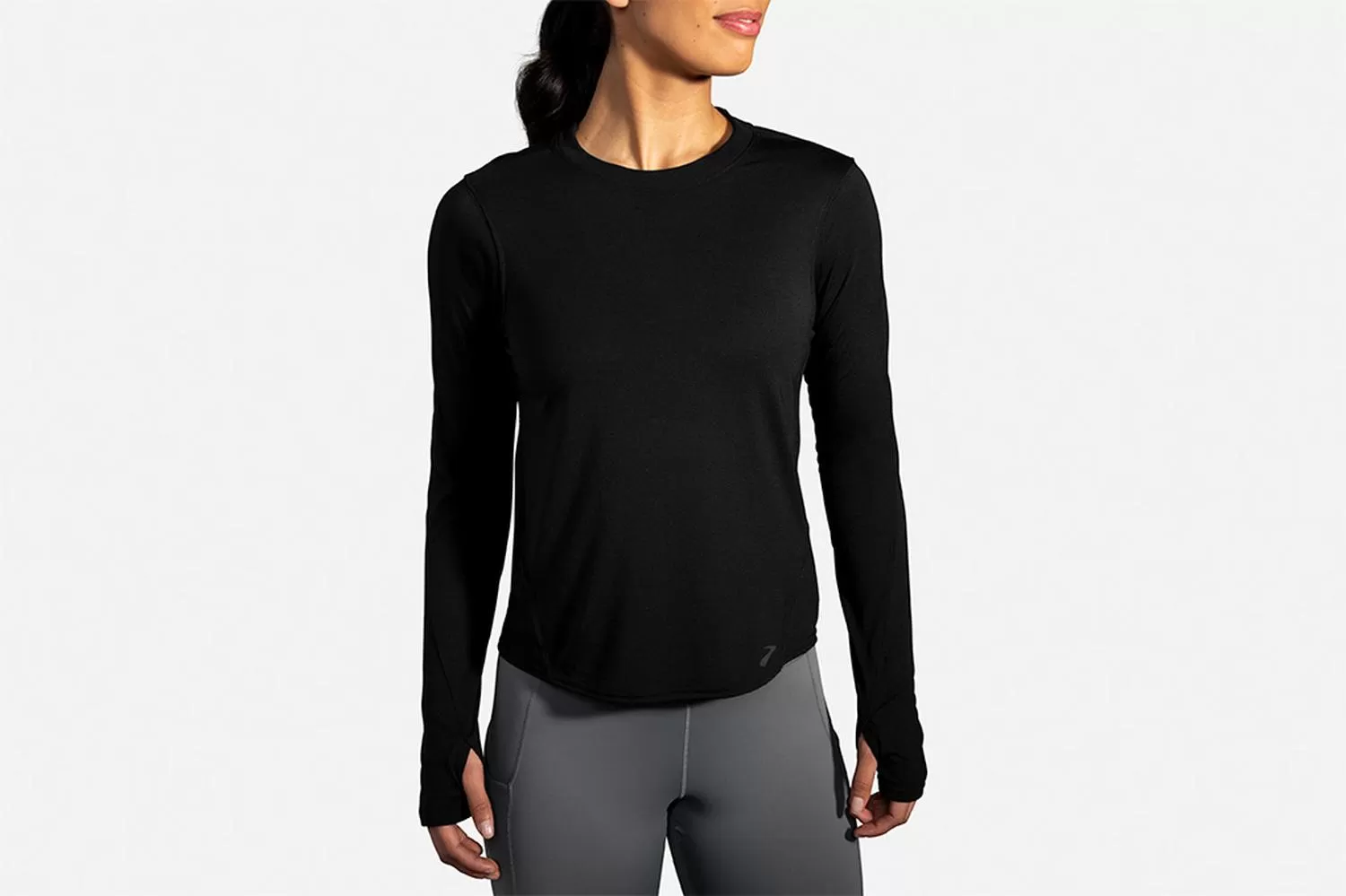 Playera Brooks Distance Long Sleeve Mujer