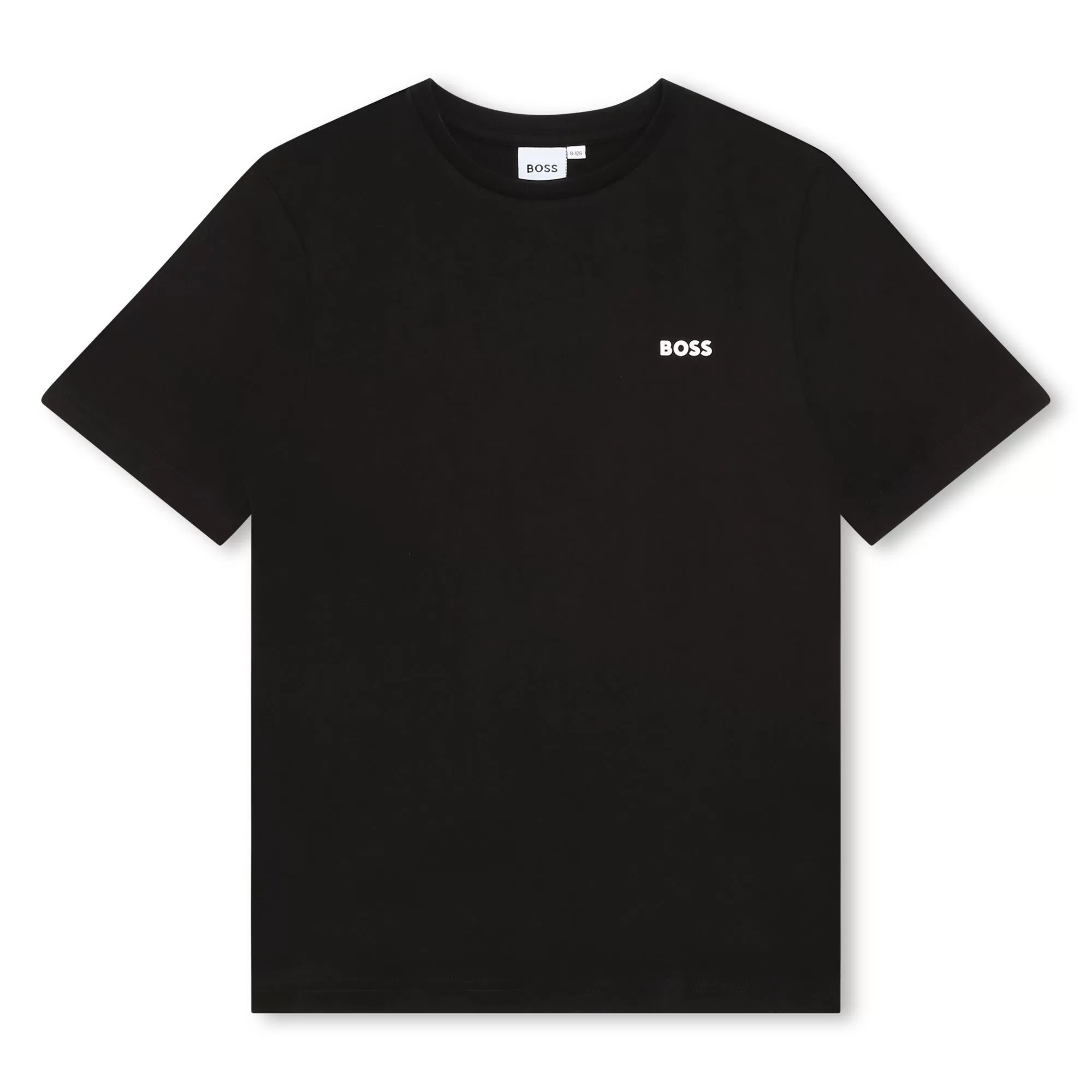 Playera para nio y adolescente negra Boss