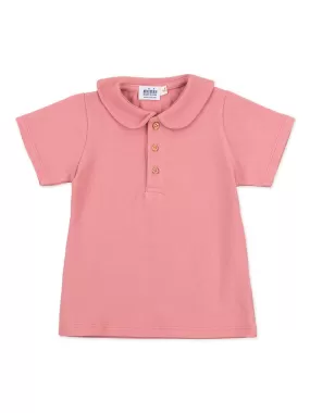 Polo rosa cuello bebé