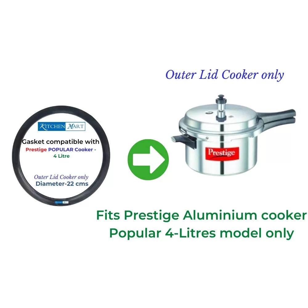 Prestige Popular Aluminium Pressure cooker Gasket (Outer Lid)