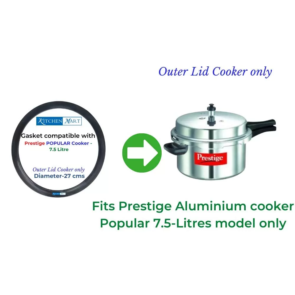 Prestige Popular Aluminium Pressure cooker Gasket (Outer Lid)