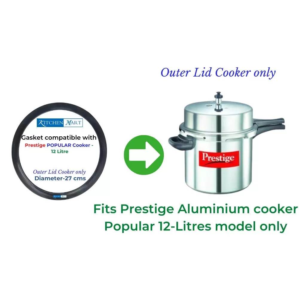 Prestige Popular Aluminium Pressure cooker Gasket (Outer Lid)