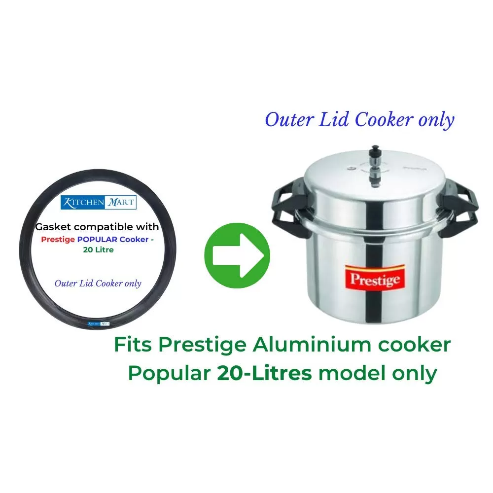 Prestige Popular Aluminium Pressure cooker Gasket (Outer Lid)