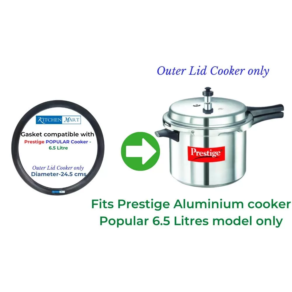 Prestige Popular Aluminium Pressure cooker Gasket (Outer Lid)