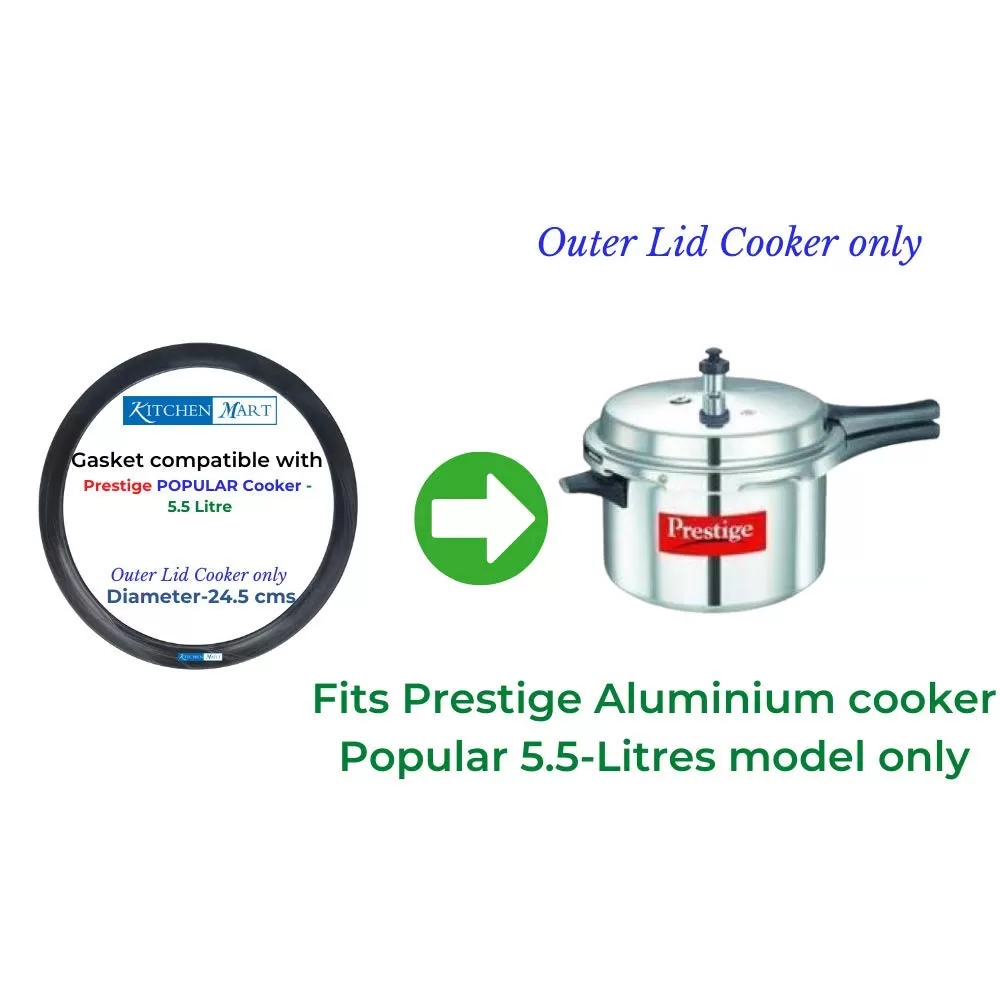 Prestige Popular Aluminium Pressure cooker Gasket (Outer Lid)