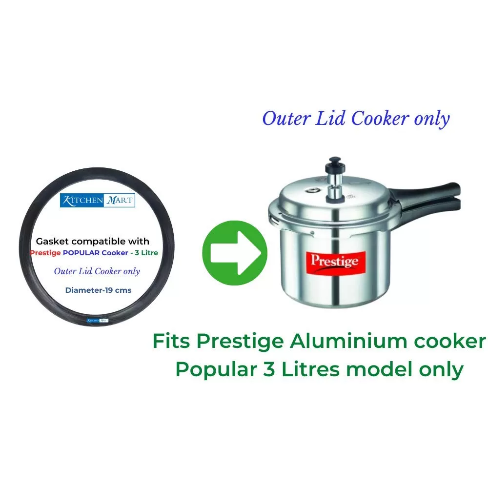 Prestige Popular Aluminium Pressure cooker Gasket (Outer Lid)