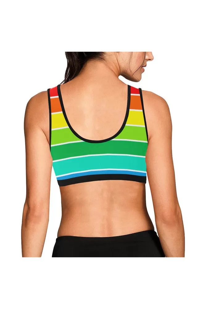 Rainbow Bright Sports Bra