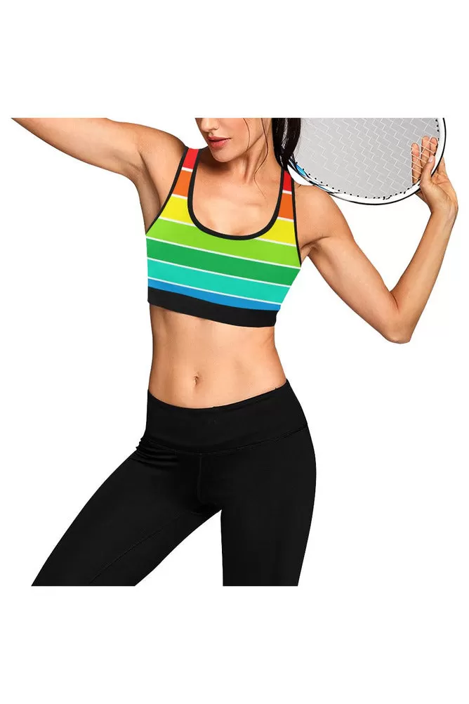 Rainbow Bright Sports Bra