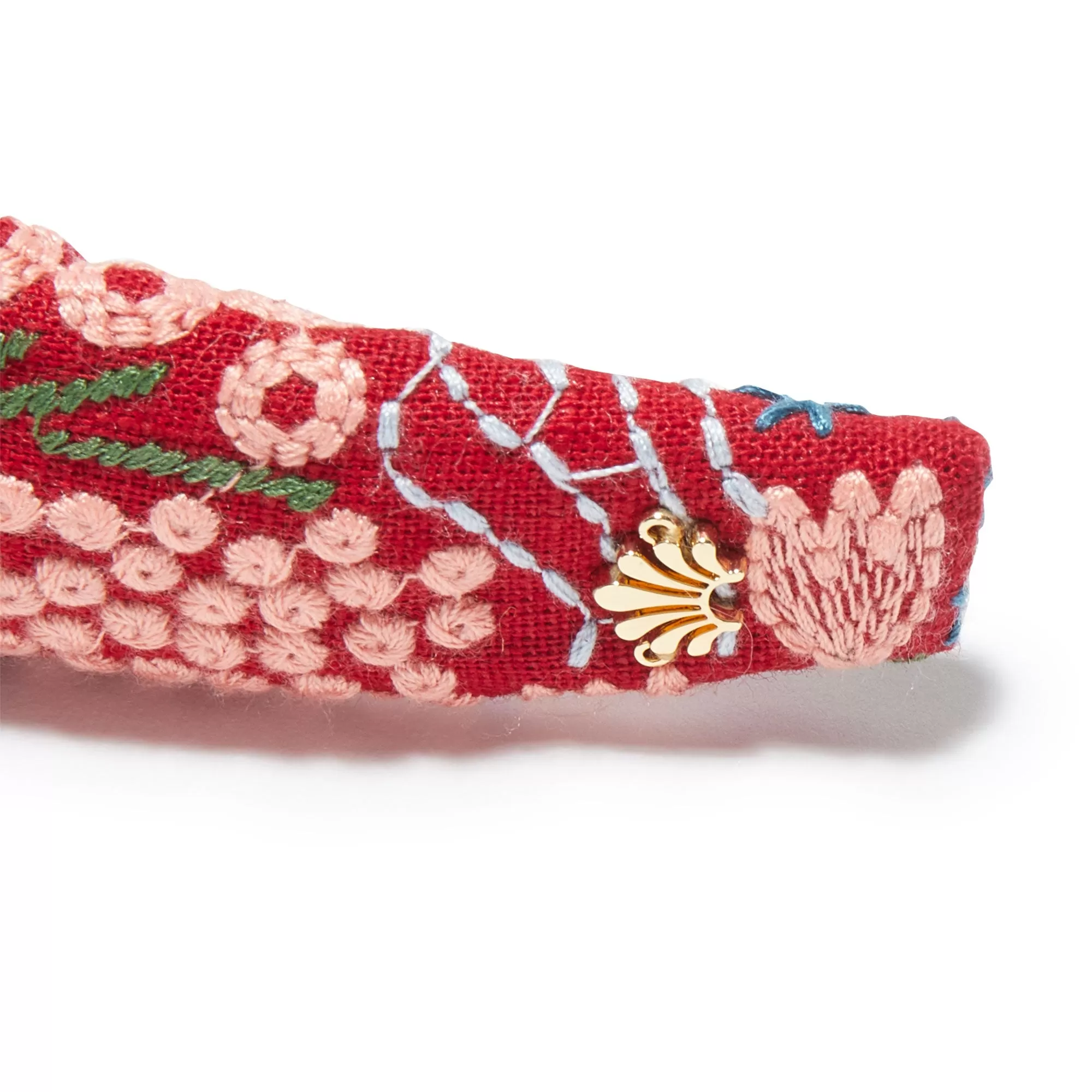 RUBY KIDS MEADOW EMBROIDERED KNOTTED HEADBAND