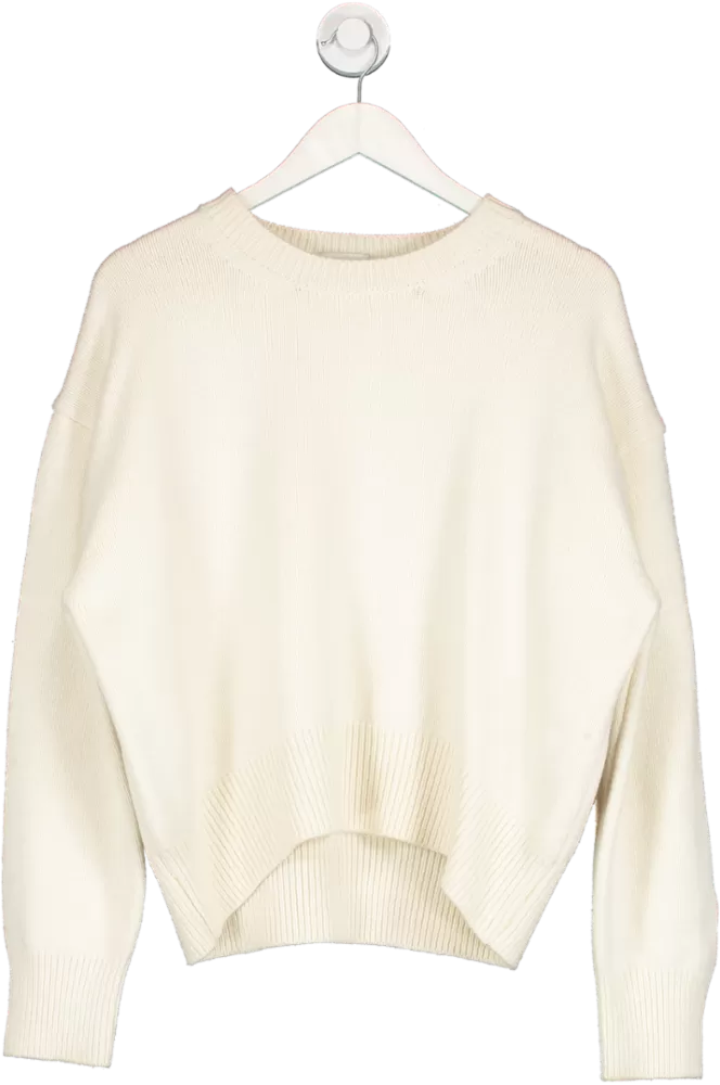 Saison Cream Wool Blend Jumper UK S