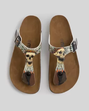 Sandalias Calavera India