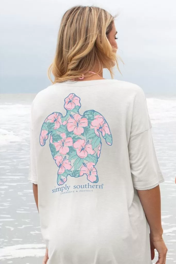 Sea Turtle Tracker Tee: Simply Southern Hibiscus Haven