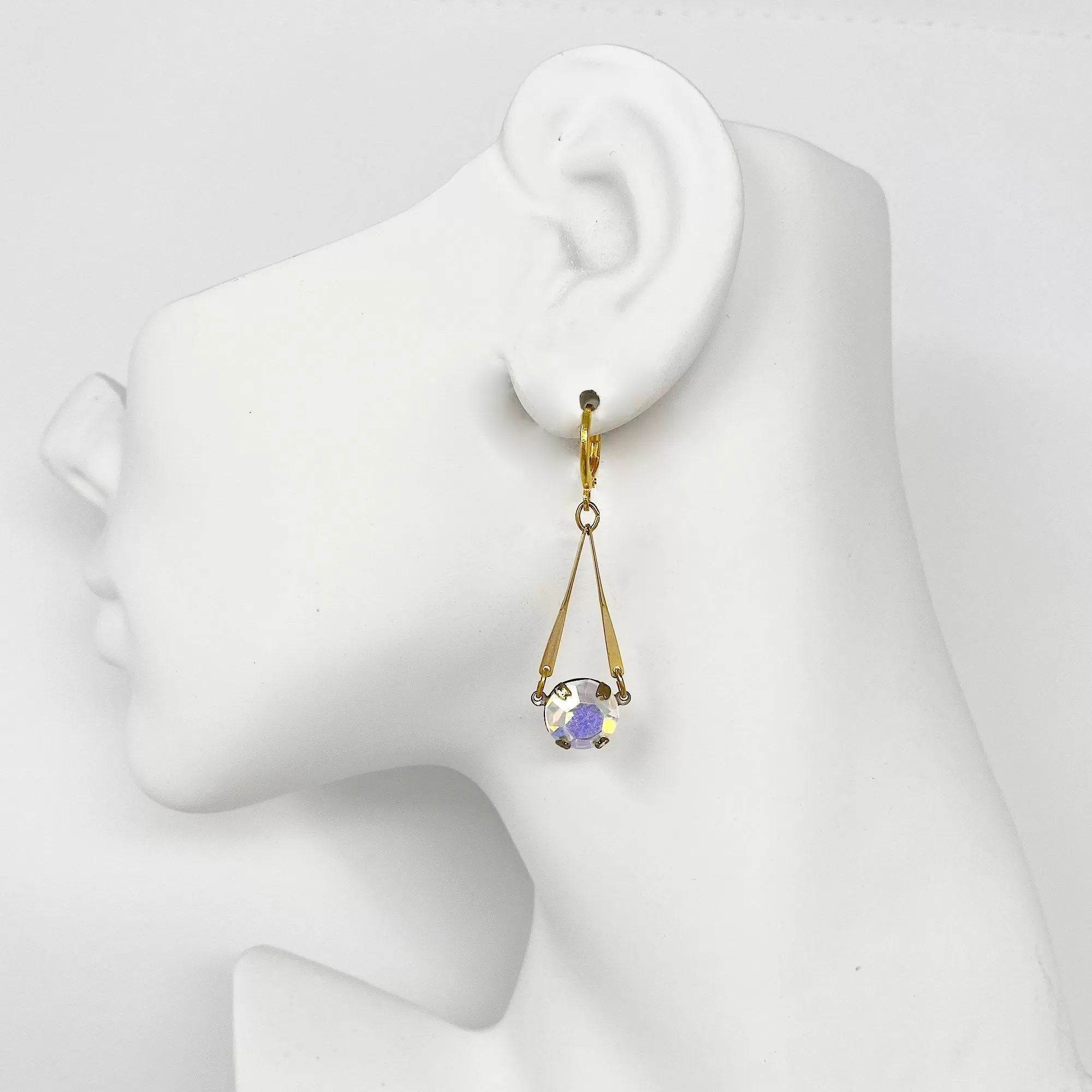 SERENITY Art Deco crystal earrings