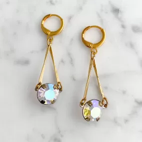 SERENITY Art Deco crystal earrings