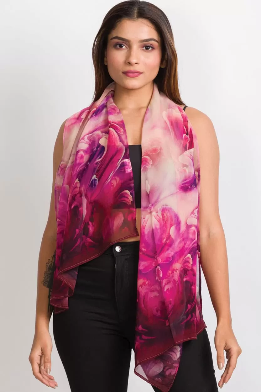 Sevya Sahila scarf, cupro georgette (5 prints)