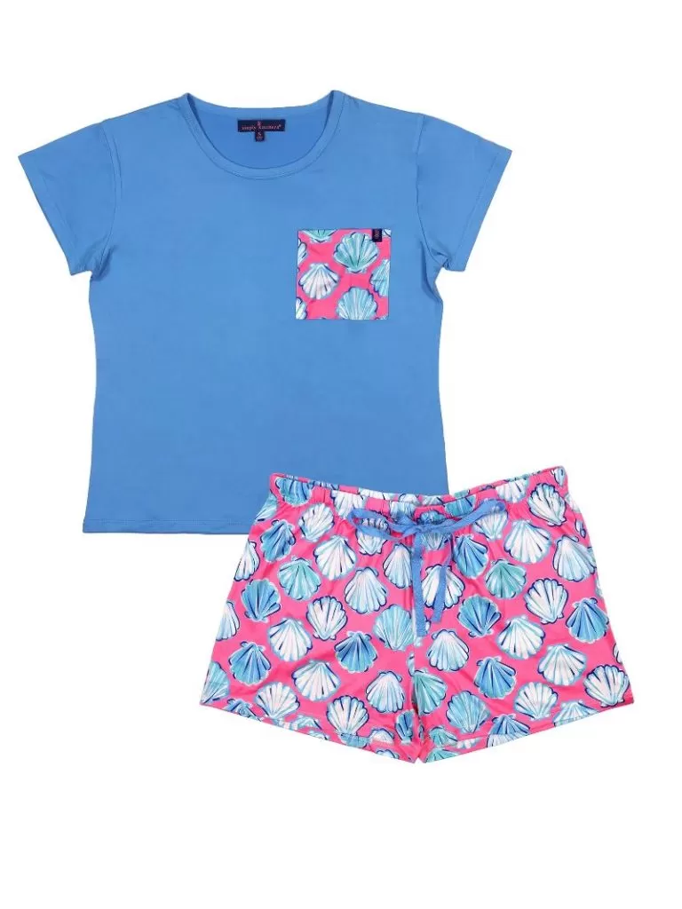 Shell T-Shirt PJ Set by Simply Southern