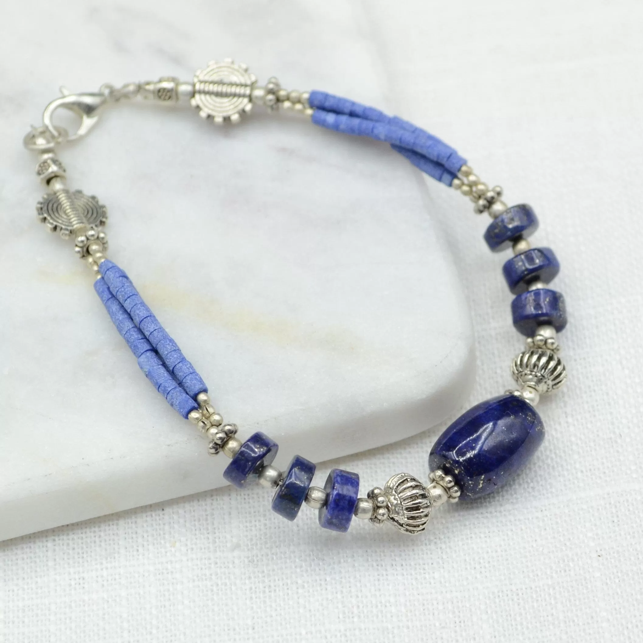 Simply Lapis Lazuli Tibetan Bracelet