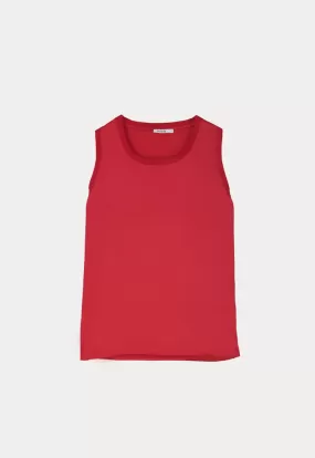 Solid Sleeveless Blouse