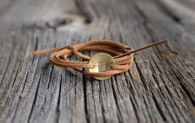 State Bracelet (Brass)- pick your state