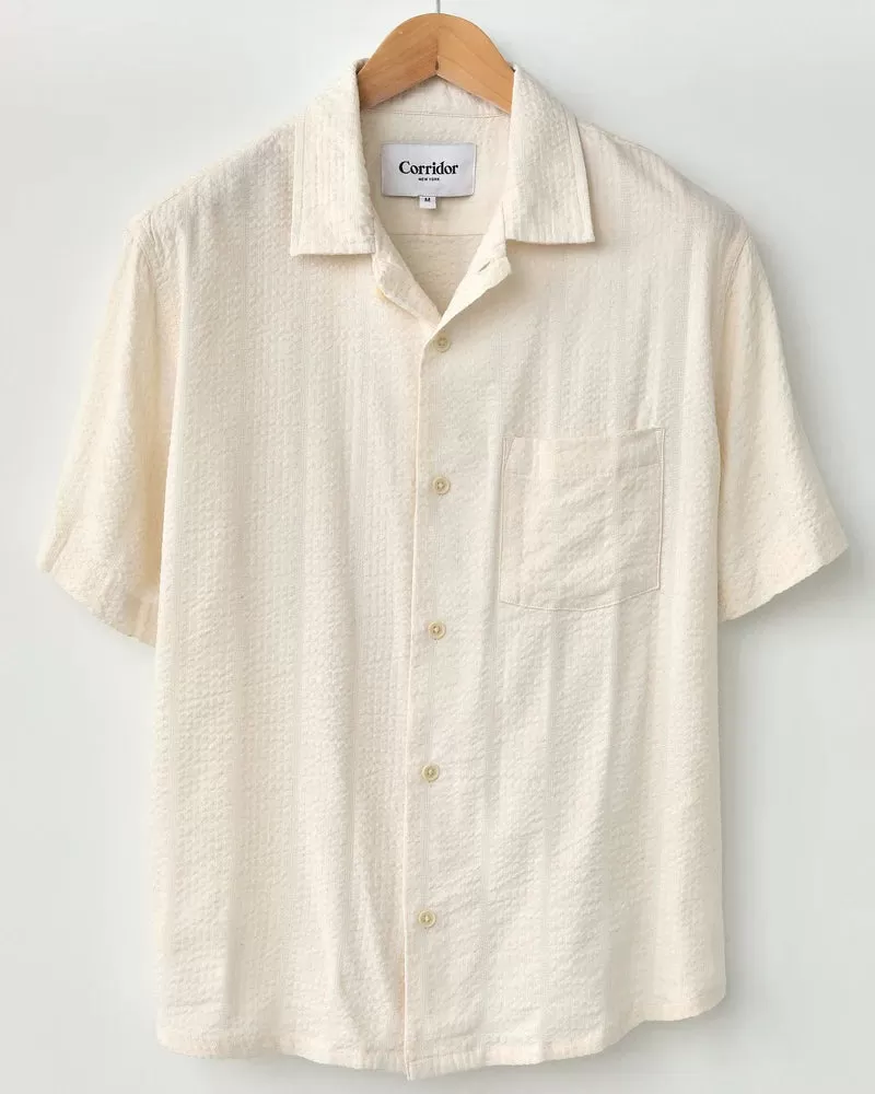 Striped Seersucker S/S Shirt