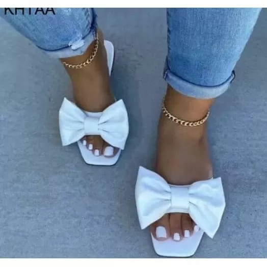 Summer Bow Tie Slippers