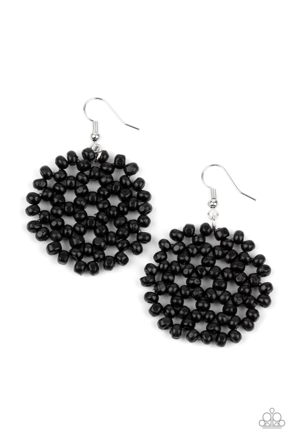 Summer Escapade Black-Earrings