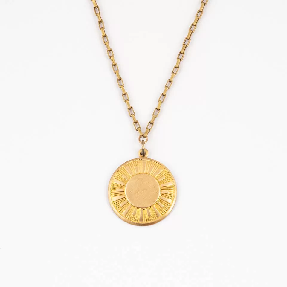 Sun Pendant Necklace