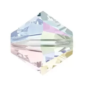 Swarovski (5328) XILION 4mm Bicone Bead - Crystal AB (10 pack)