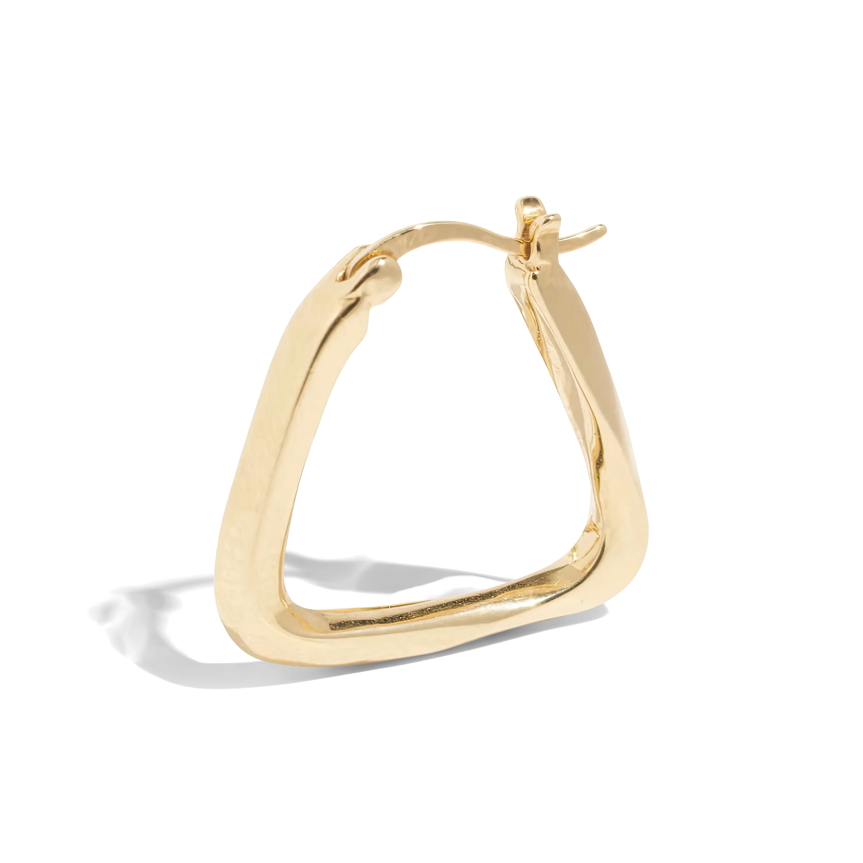 THE BAILEY HOOP  - Solid 14k yellow gold