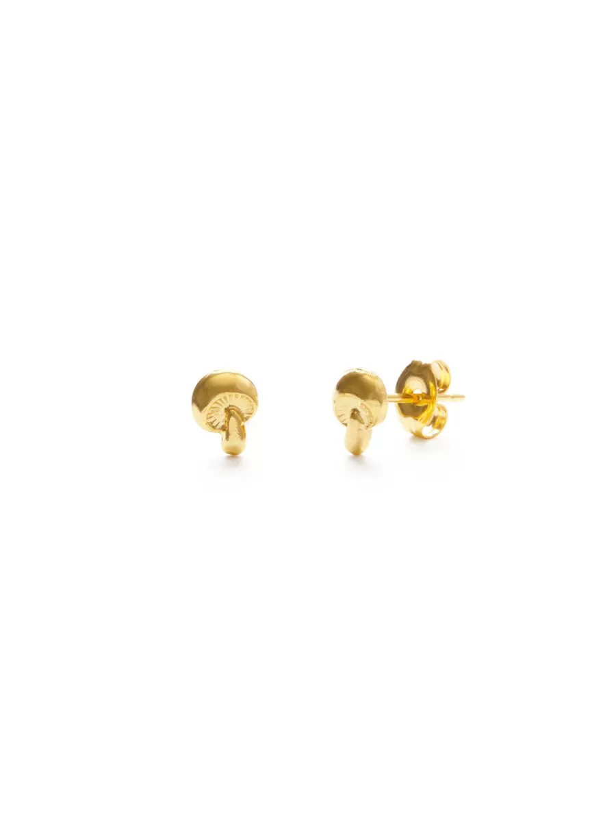 Tiny Golden Mushroom Posts by Amano Studio