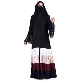 Treble Bottom Roseate Abaya for Women