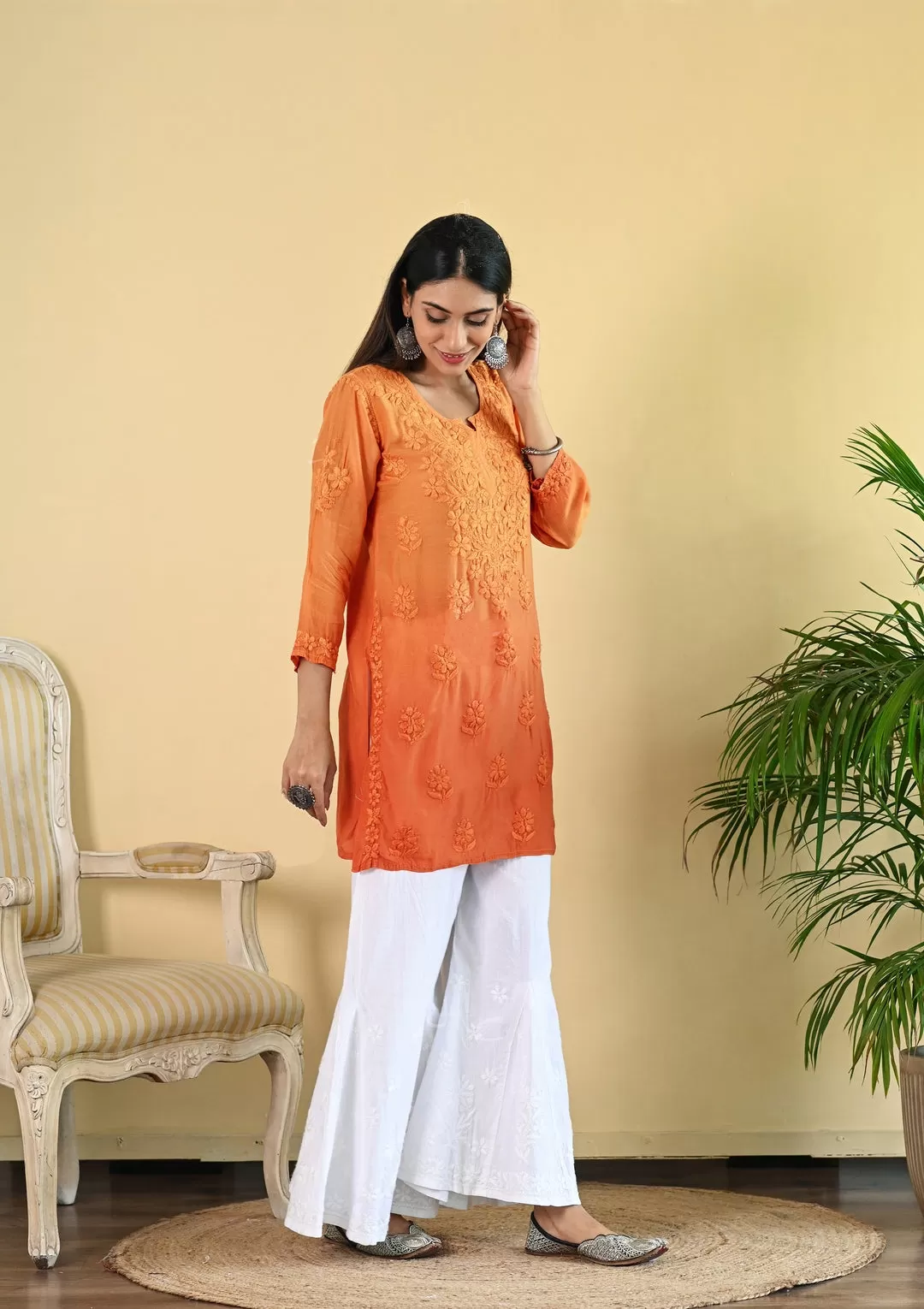 Tripti Muslin Ombre Dyed Short Kurti