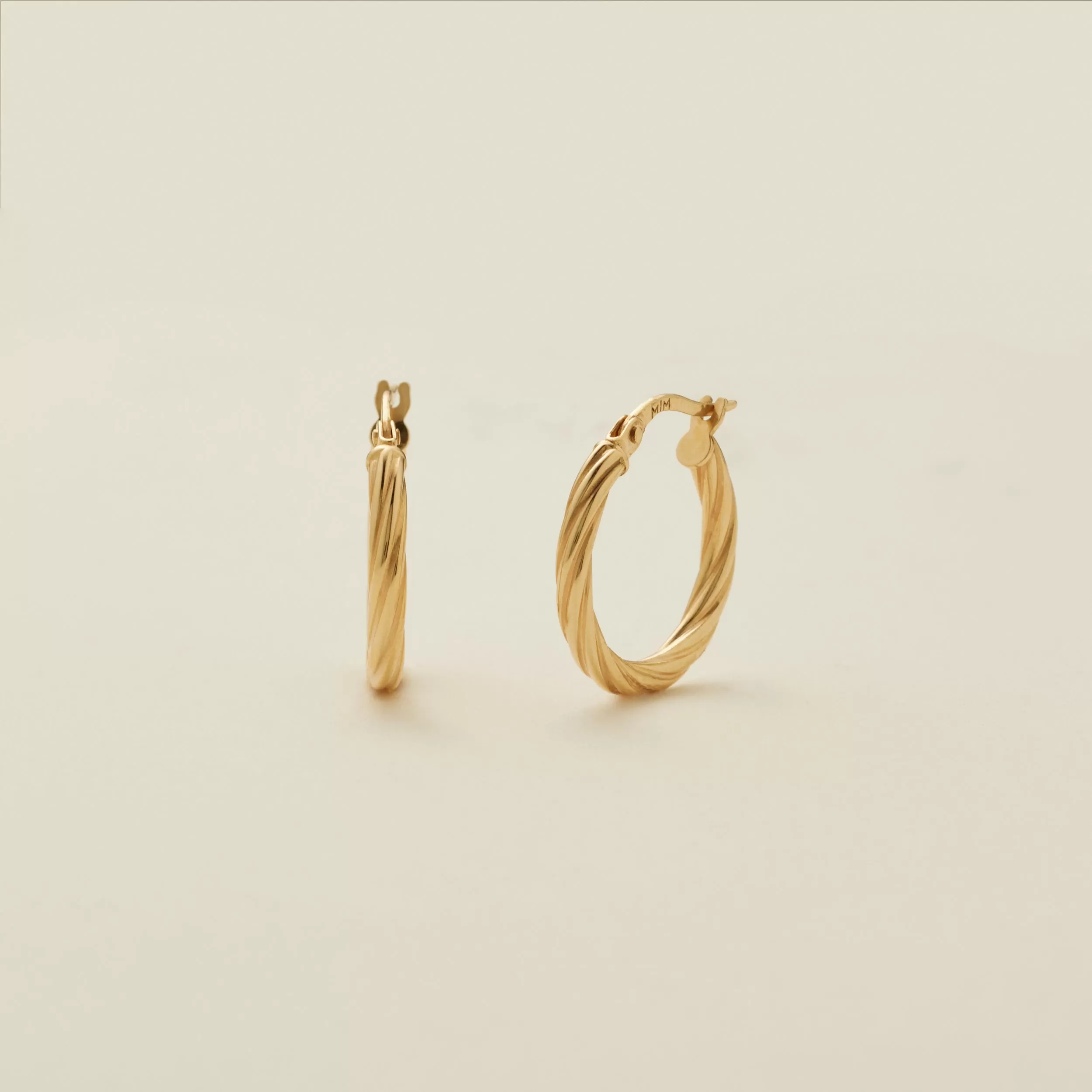 Twisted Hoop Earrings