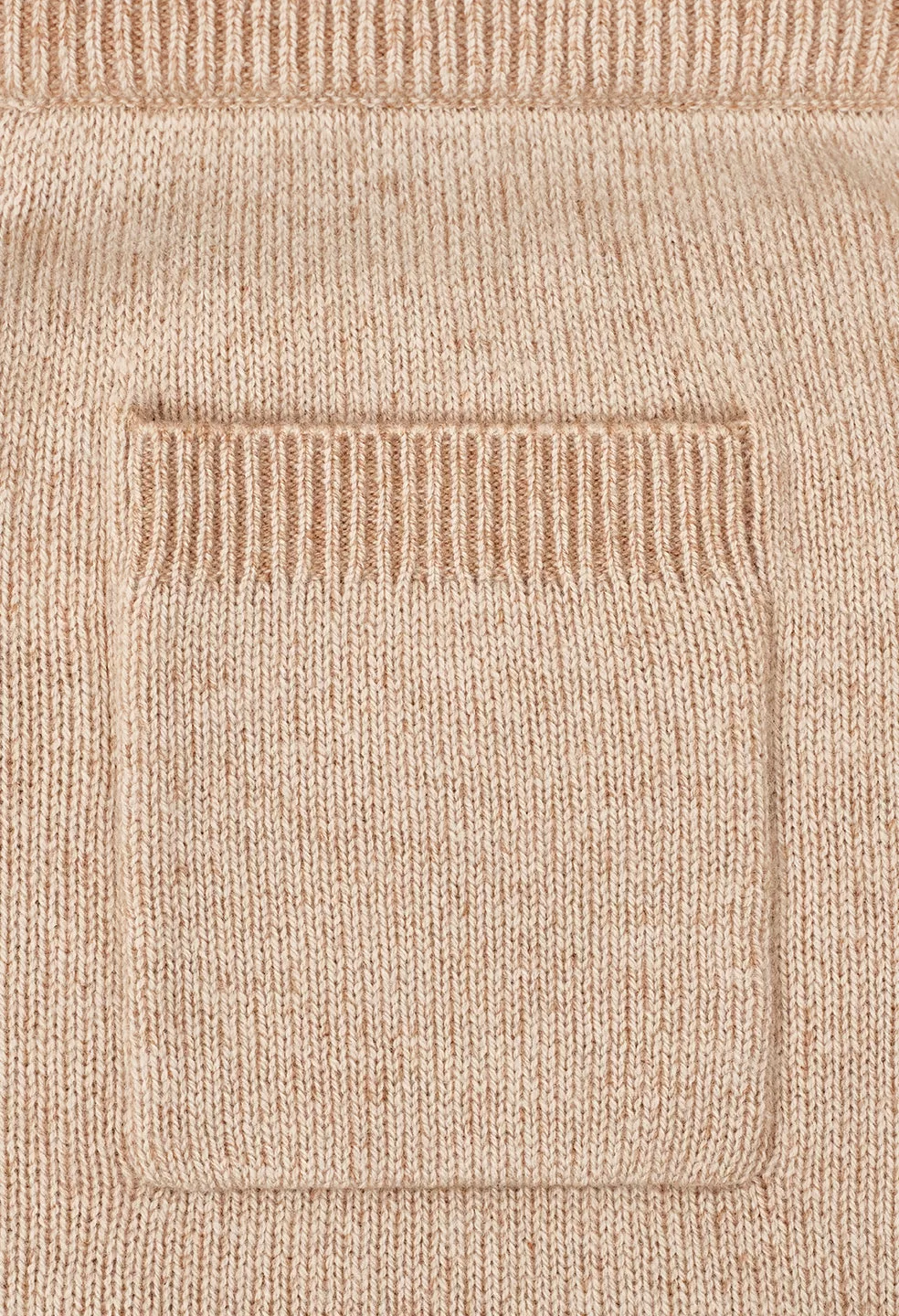 Two Tone Cashmere Sweatpants / Camel X Almond